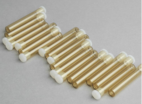 Flachbodengl-ser_braun Flachbodengläser Braunglas (UV-Schutz) für ca. 1,5g Globuli 30 Stück